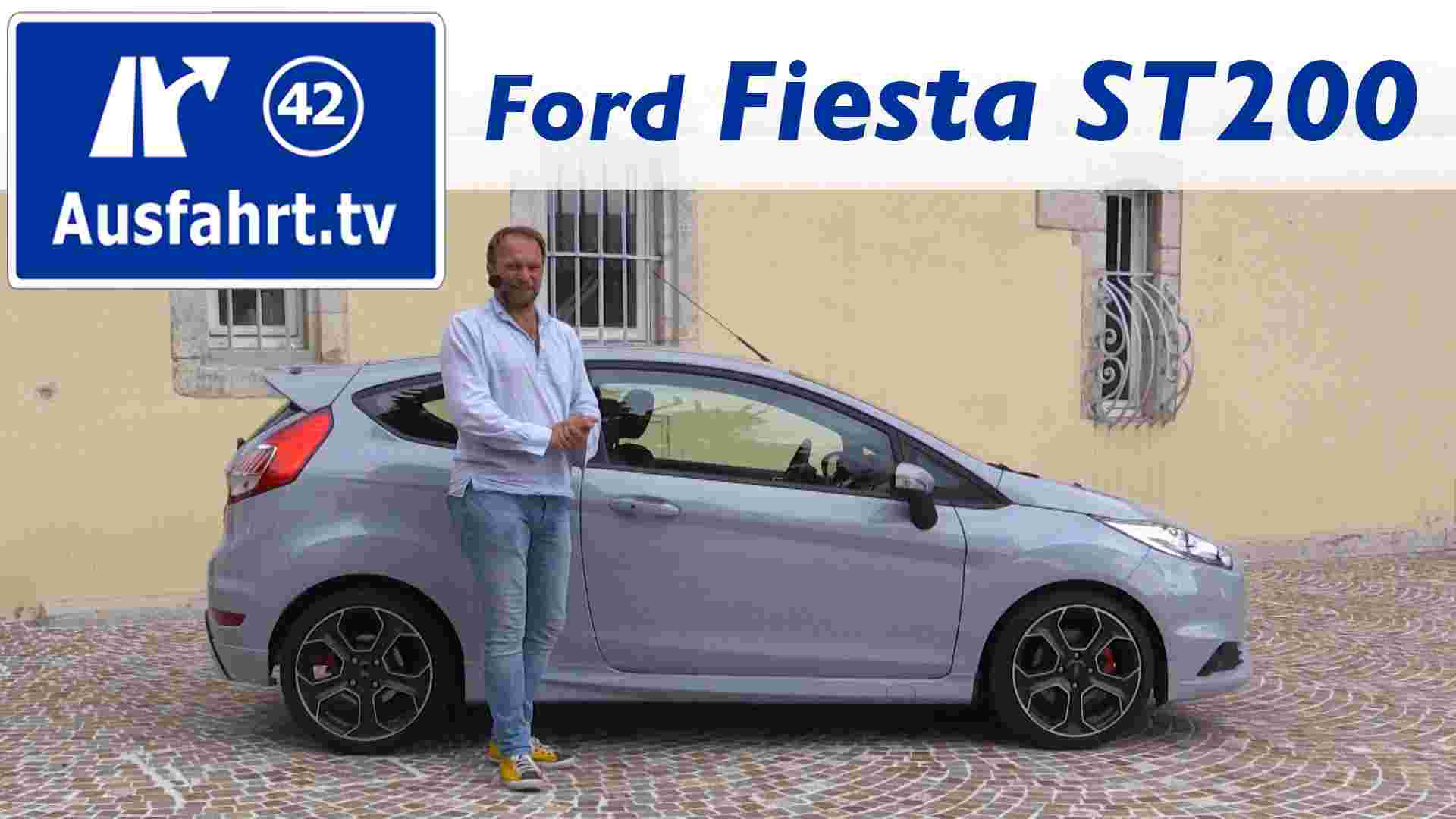 2016 Ford Fiesta ST200 - Fahrbericht der Probefahrt, Test, Review Ausfahrt.tv